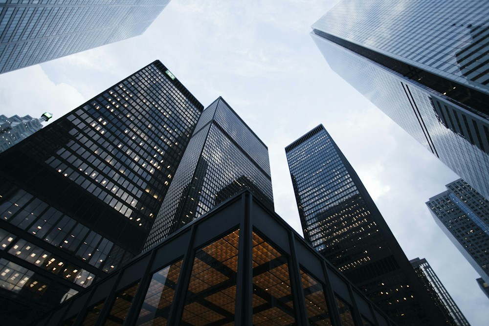Contemporary company building — illustrative architecture